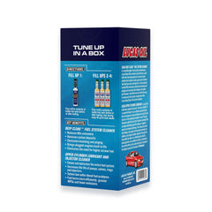 Lucas Oil Deep Clean bottle close-up highlighting concentrate for removing varnish
