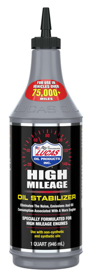 Lucas Oil bottle front label showing product identity and benefits