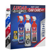 Lucas Oil front packaging showing kit and contents, highlights convenience