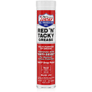Lucas Oil Red N Tacky front packaging showing 10 cartridges and storage convenience