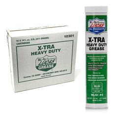 Lucas X‑Tra cartridge front view showing nozzle and long‑lasting protection