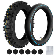 LuckySlycyc front-facing tire showing aggressive tread for reliable grip