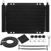 LuckySlycyc front view of transmission cooler showing compact design and improved cooling