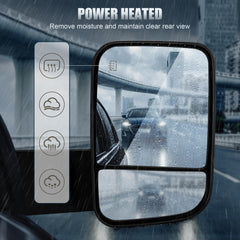 LUCTEND LED turn signal and puddle light increases road and entry safety