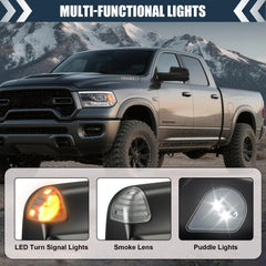 LUCTEND mounted on Ram demonstrates extended towing visibility advantage