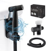 LUFEIDRA front view matte black sprayer showing sleek design and easy grip