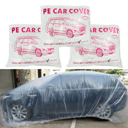 LuliKa clear car cover front packaging showing 3-pack benefit