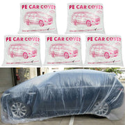LuliKa front view clear car cover showing full vehicle protection