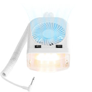 Lumitronics front view showing combined light and fan for brighter cabin comfort