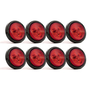 Lumvraneo front view red marker light showing clear lens and bright LED benefit