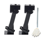 LUSHIH front view pair of stabilizer jacks showing compact design and reliable support