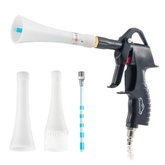LusterCare front view of car cleaning gun showing ergonomic grip and trigger for efficient detailing