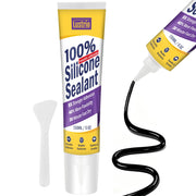 LUSTRIO front packaging showing 5oz black squeeze tube and benefit of no-gun use