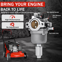 LUX5CPCAR float bowl and needle assembly showing stable fuel metering benefit