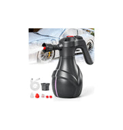 LuxBlue front view sprayer showing controls and ergonomic grip for comfortable cleaning