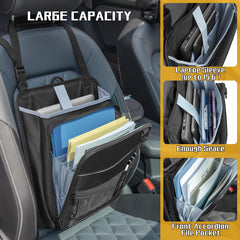 LUXJA accordion pocket open displaying organized documents, easy access