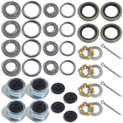 LUXTRKSTO front packaging showing complete 40-piece trailer hub kit, ready to install