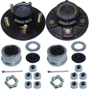 LUXTRKSTO front hub assembly showing bolt pattern and easy fit benefit