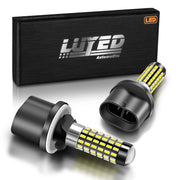 LUYED 880 front view showing bulbs and packaging, highlights upgrade clarity