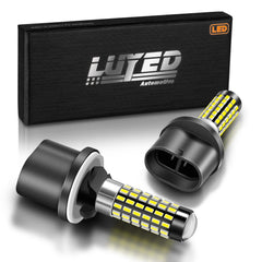 LUYED 880 front view showing bulbs and packaging, highlights upgrade clarity