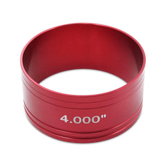 LVOUP front view red anodized compressor showing durable finish and fit benefit