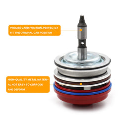LVOUP close-up of piston cover detailing secure sealing benefit