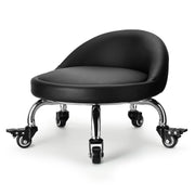 LWADALN front view of rolling stool showing compact seat and mobility benefits