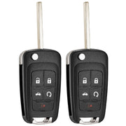 LYFUCESS front view of key fob showing buttons and clean design for easy replacement