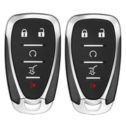 LYFUCESS front view of two replacement key fobs showing button layout and fit
