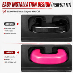 LYHCETVEX installed side angle on bumper demonstrating flush fit and rattle-free hold