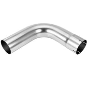 LYLCDDP front view of 90-degree exhaust tube showing overall shape and fitment benefit