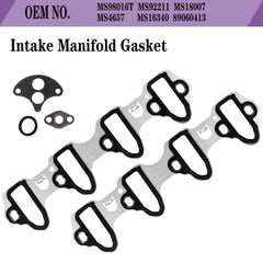LYNSHINE gasket positioned on intake manifold showing proper alignment benefit