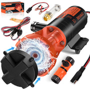 Lynvire front view pump showing compact design and fast dumping