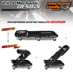 M-AUTO closeup padding and stitching showing durable cushioning for comfort