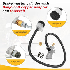 M MATI assembled rear brake kit in protective box ensures complete set