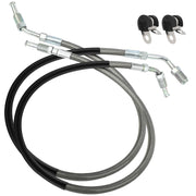 M MATI front brake hoses kit showing contents and benefit improved reliability