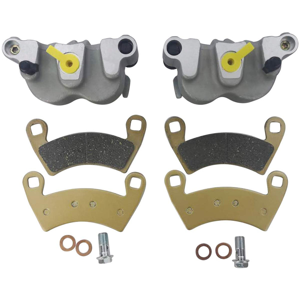 M MATI front calipers in box showing new condition and quick replacement benefit