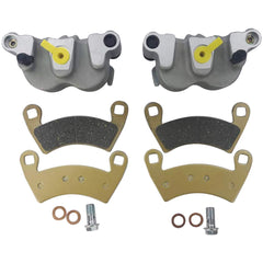 M MATI front calipers in box showing new condition and quick replacement benefit