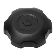 M MATI fuel cap front view shows durable construction and secure closure