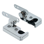 M MATI left and right door latch front view showing secure fit