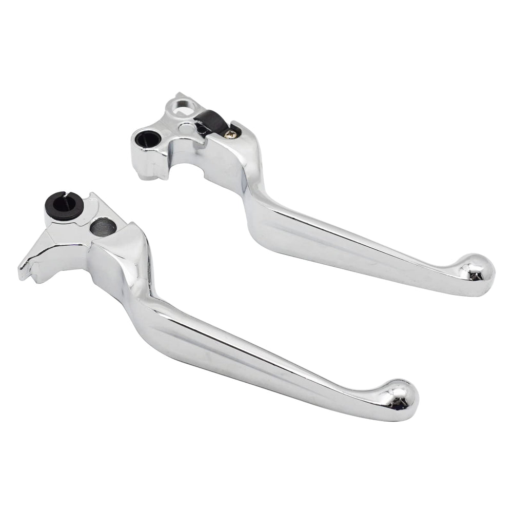 M MATI front view chrome levers showing polished finish and fitment benefit
