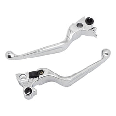 M MATI levers installed on Harley handlebar showing improved control and look
