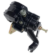 M MATI rear brake caliper front view showing cast housing and mounting points, improves fit