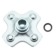 M MATI rear left hub front view showing bolt pattern and precise fit