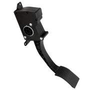 M MATI front view of throttle pedal showing mounting points and robust design for reliable replacement