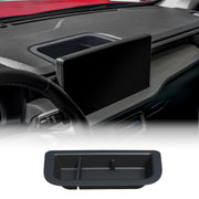 Mabett front view of dashboard organizer showing neat storage and clean look