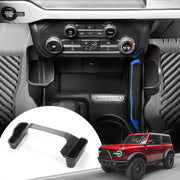 Mabett front view of shifter storage box showing neat tray and matte black finish for tidy organization