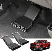 Mabett front view of under seat vent deflector showing fit and airflow benefit