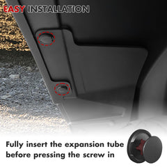 Mabett tape and screw detail demonstrating secure seal and retention