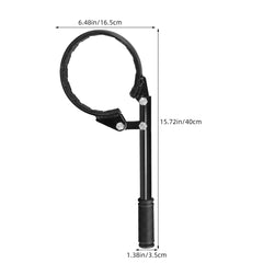 MAGICLULU wrench gripping a dryer canister illustrating secure fit and reduced slippage